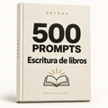 500 prompts · Escritura de libros — DELEGA, producto digital