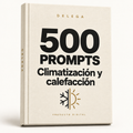 500 prompts · Climatización y calefacción — DELEGA, producto digital