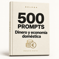 500 prompts · Dinero y economía doméstica — DELEGA, producto digital