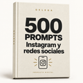 500 prompts · Instagram y redes sociales — DELEGA, producto digital
